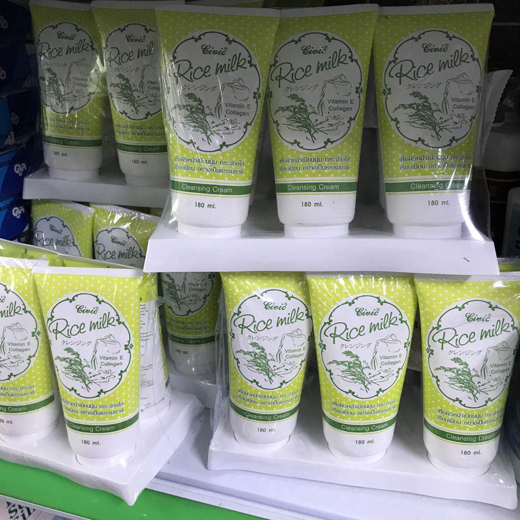 Sửa rửa mặt gạo Civic Rice milk 180ml