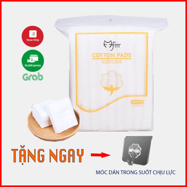 [Deal Sốc] Bông Tẩy Trang 3 Lớp Cotton Pads [222 miếng] Nội Địa Chính Hãng