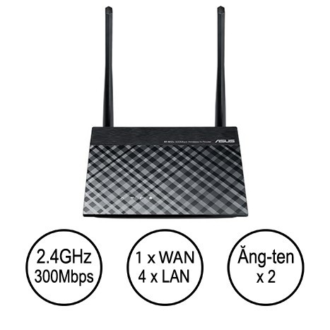 Bộ phát wifi router Asus RT-N12+ B1 bộ phát wifi có tầm phát sóng rộng, tín hiệu mạnh. Hàng chính hãng.