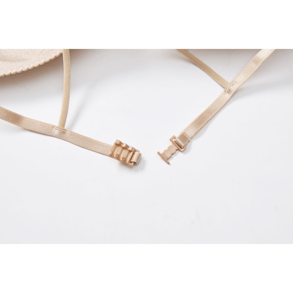 Áo nót nữ 2 dây cài sau nâng ngực KIMCHIBIKINI bra đúc su đệm mỏng không gọng sexy AL030