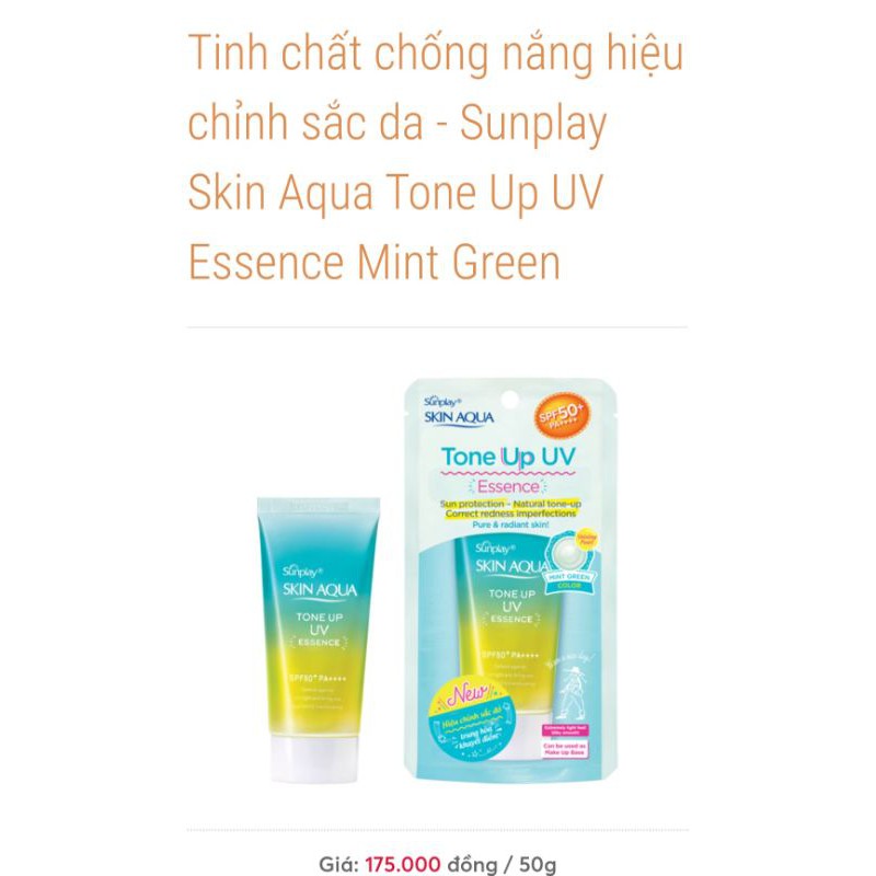Sữa chống nắng hiệu chỉnh sắc da - Sunplay Skin Aqua Tone Up UV | BigBuy360 - bigbuy360.vn