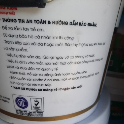 Sơn lót chống kiềm Sơn Ngăn nấm mốc Beauty màu trắng (3,5L)