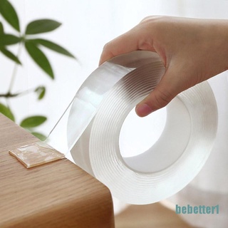 Cuộn băng keo nano 2 mặt trong suốt có thể rửa sạch và tái sử dụng