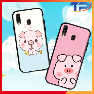 Ốp lưng Samsung Galaxy A8 Plus / A8 2018  / A7 2028 / A6 Plus / A6 2018 / A50S hình Heo Con Dễ Thương 01