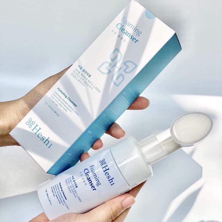 Sữa rửa mặt HESHI, sữa rửa mặt dịu nhẹ làm sạch sâu Foaming Cleanser