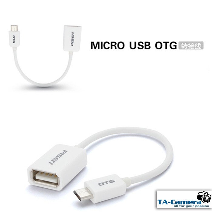 Cáp OTG Pisen chuyển đổi type C ra USB