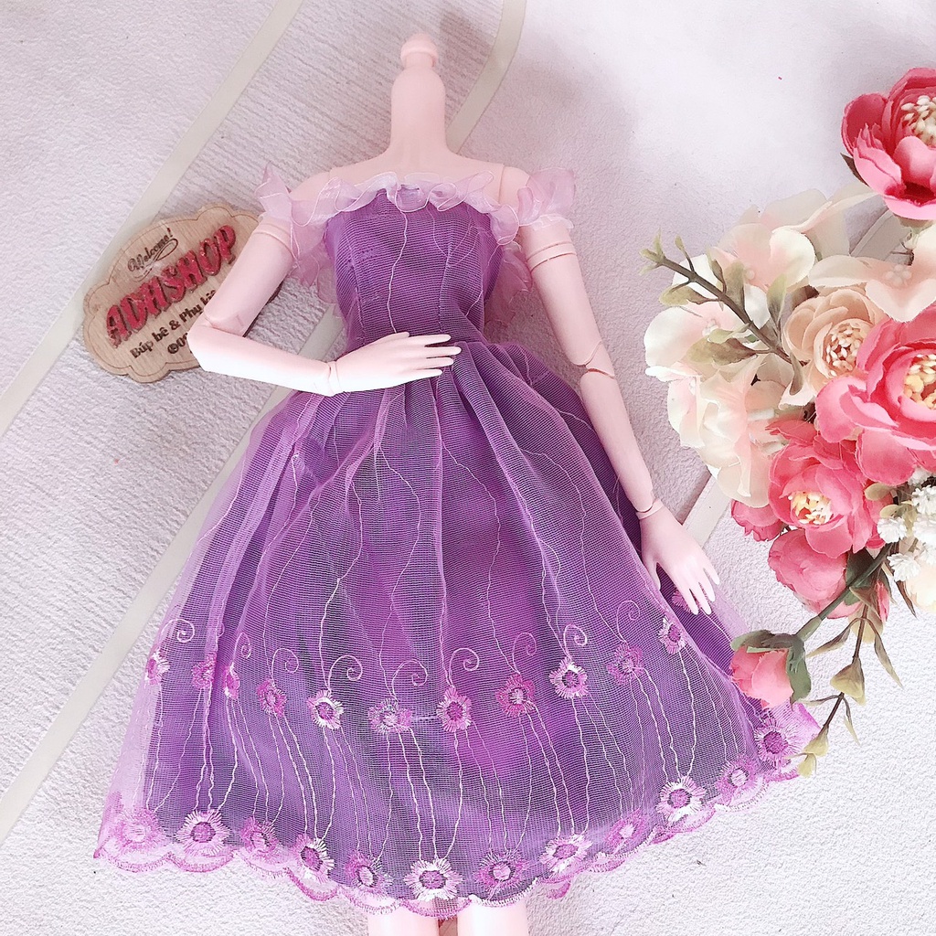 Váy tiểu thư công chúa cho búp bê 60cm