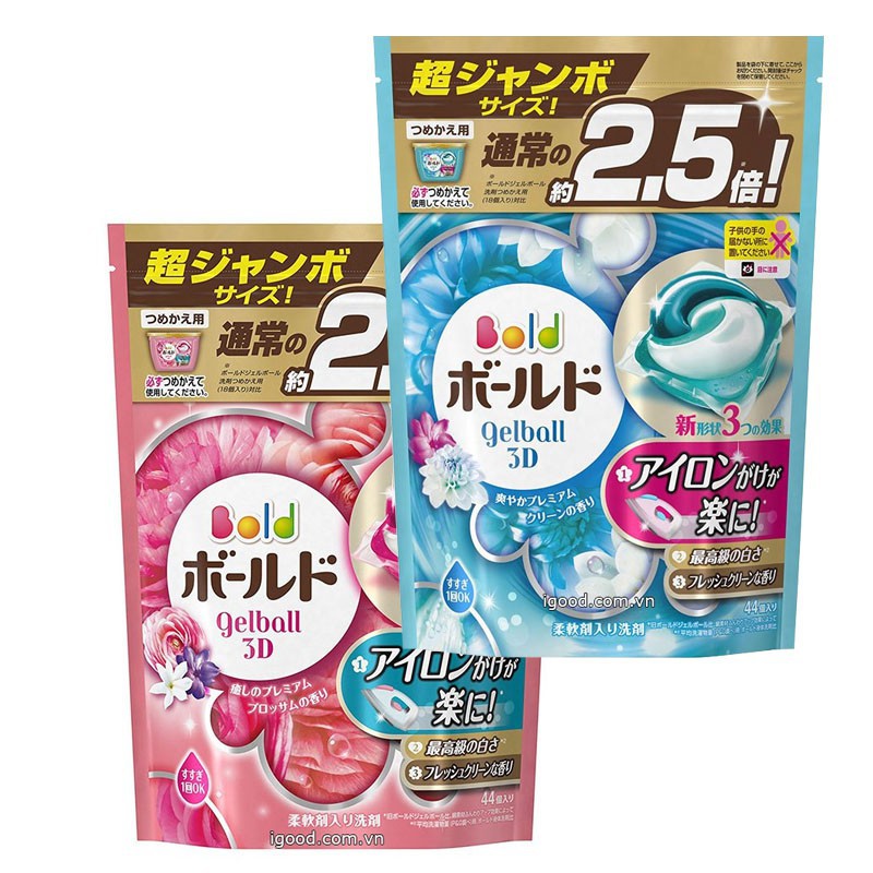 VIÊN GIẶT QUẦN ÁO NHẬT BOLD P&G