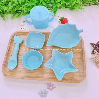 Chén sứ vuông mini cho bé ADKN