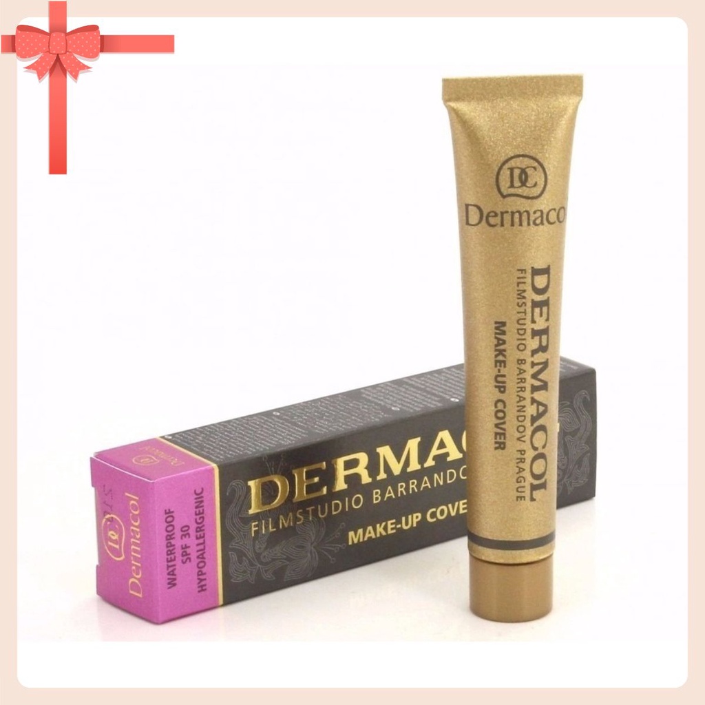 [210] Kem nền che KHUYẾT ĐIỂM che HÌNH XĂM Dermacol Make-up Cover 30g màu 210 [VÔ ĐỊCH GIÁ]