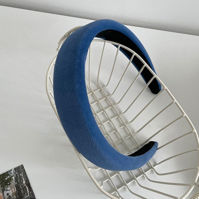 Băng Đô Cài Tóc Bằng Xốp Và Vải Lông Hình Trái Tim Phong Cách Vintage