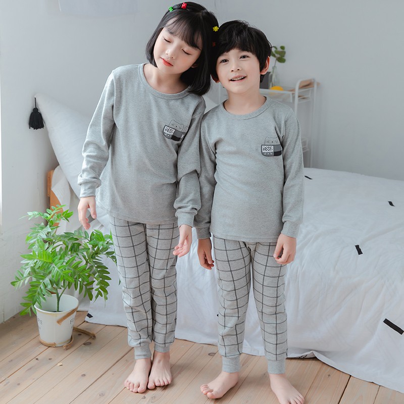 Bộ Pijama 100% Cotton Cho Bé Trai Và Gái