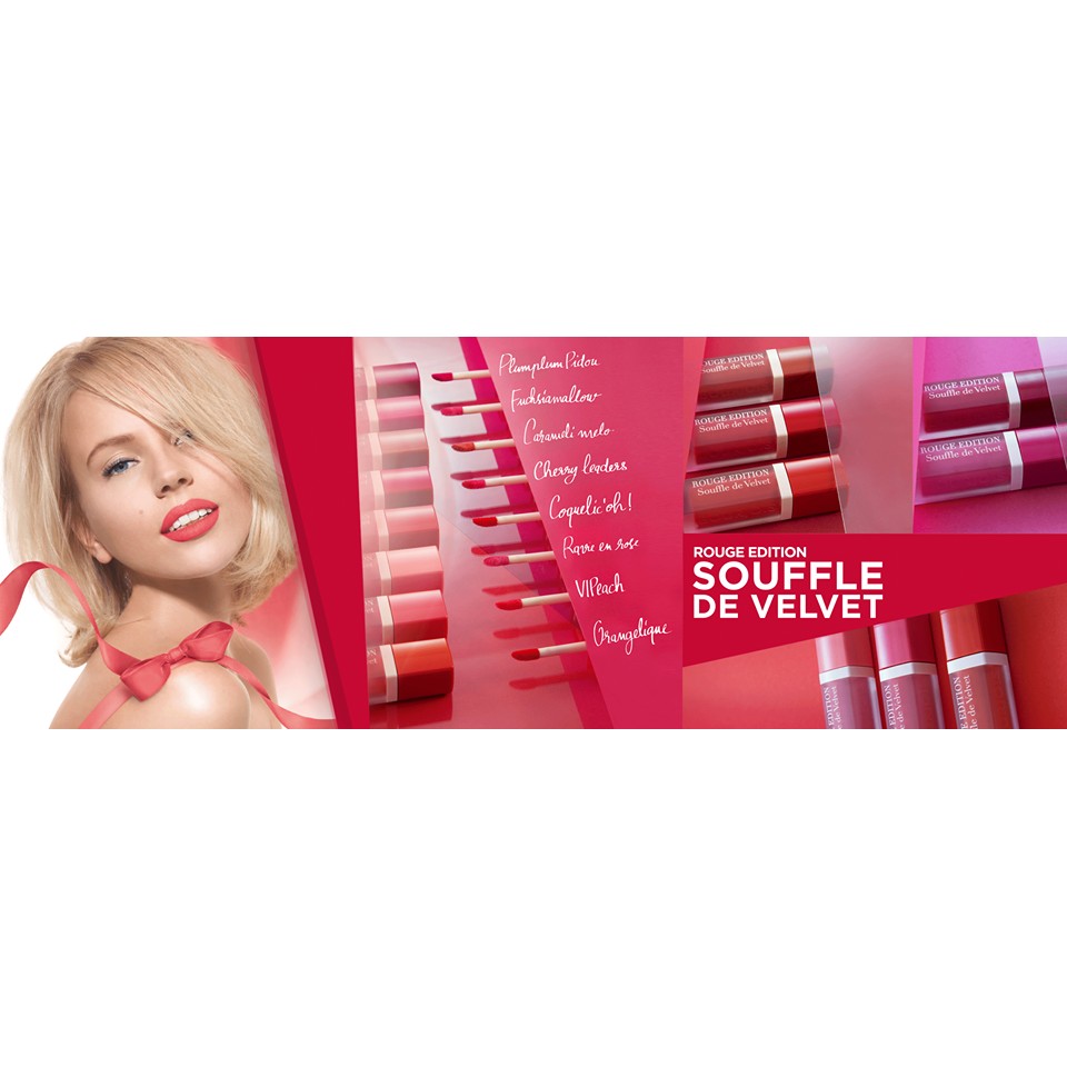 Sale Son Bourjois Rouge Edition Souffle De Velvet