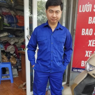 Áo kaki Nam Định màu xanh dương hàng loại 1 giá rẻ