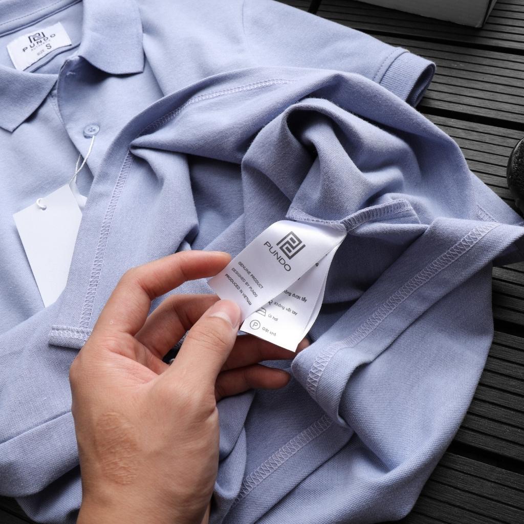 Áo polo nam cao cấp PUNDO với gam màu đẹp dễ phối vải cotton cao cấp APPD38