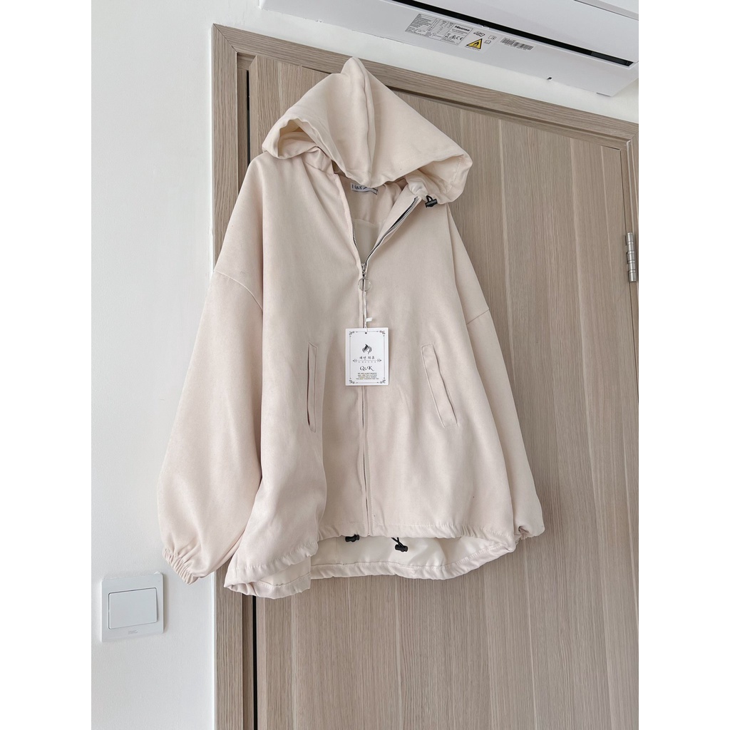 Áo Khoác Basic Nhung Lì Có Mũ Cực Đẹp Siêu Xinh Thời Trang 4 Mùa Ulzzang | BigBuy360 - bigbuy360.vn