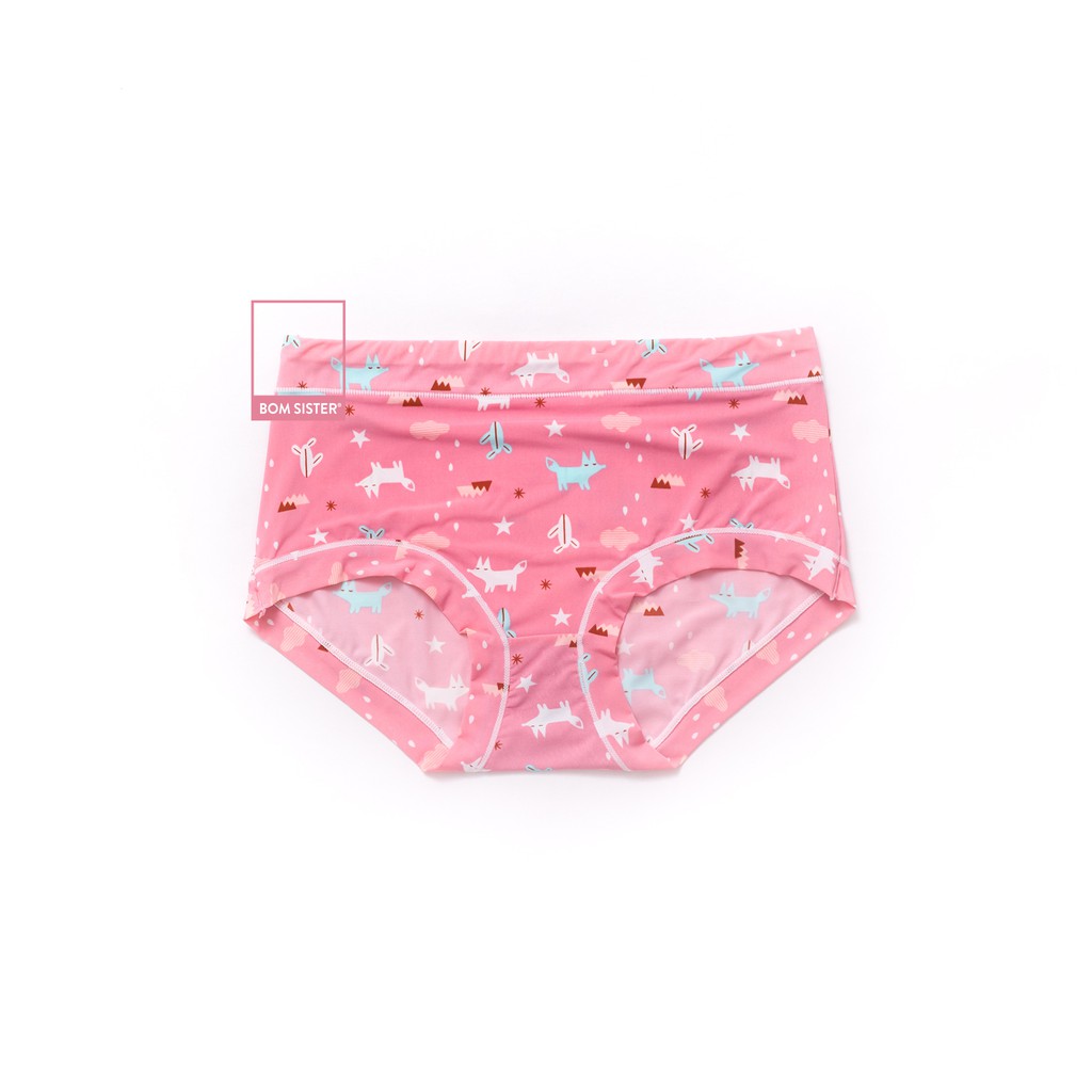 [Mã FAMALLT5 giảm 15% đơn 150k] Quần Lót Su Gấp Viền Hoạ Tiết Dễ Thương phần 2 BOM SISTER Q9905 | BigBuy360 - bigbuy360.vn