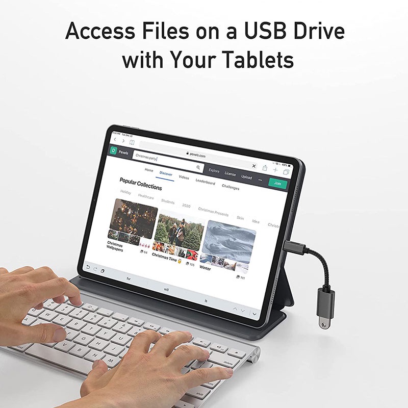 Đầu Chuyển Đổi USB Type C Sang USB 2.0 16cm Chuyên Dụng Chất Lượng Cao