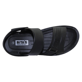 Sandal đế bằng nam Bita's SUM.96 (Đen + Nâu + Vàng bò)