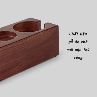 MHW-3BOMBER Đế Đặt Tamper Gỗ Óc Chó (Walnut) Cao Cấp