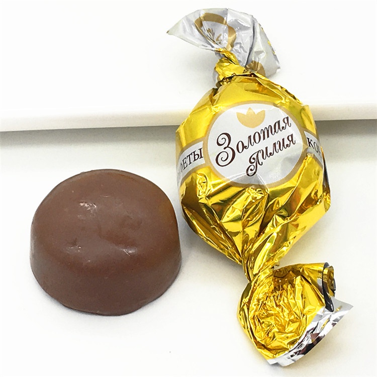 Combo 1000g Kẹo Socola Nga Bông Huệ Vàng Konti “Golden Lily” gói 500g