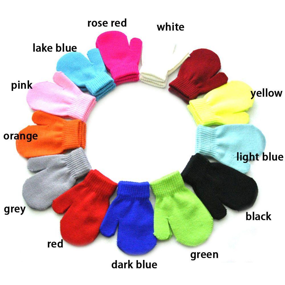 Găng Tay Đan Len Dày Dặn Giữ Ấm Mùa Đông Cho Bé 1-4 Tuổi