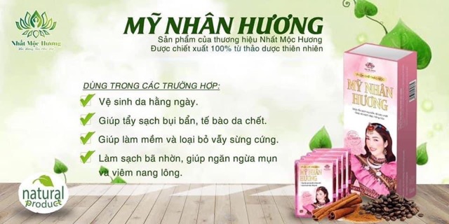 BỘT RỬA MẶT MỸ NHÂN HƯƠNG - BẠCH LINH - BÁCH Y SÂM