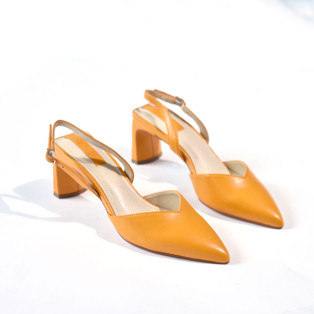 [Mã BMBAU50 giảm 7% đơn 99K] Giày sandal gót thô Merly 1343