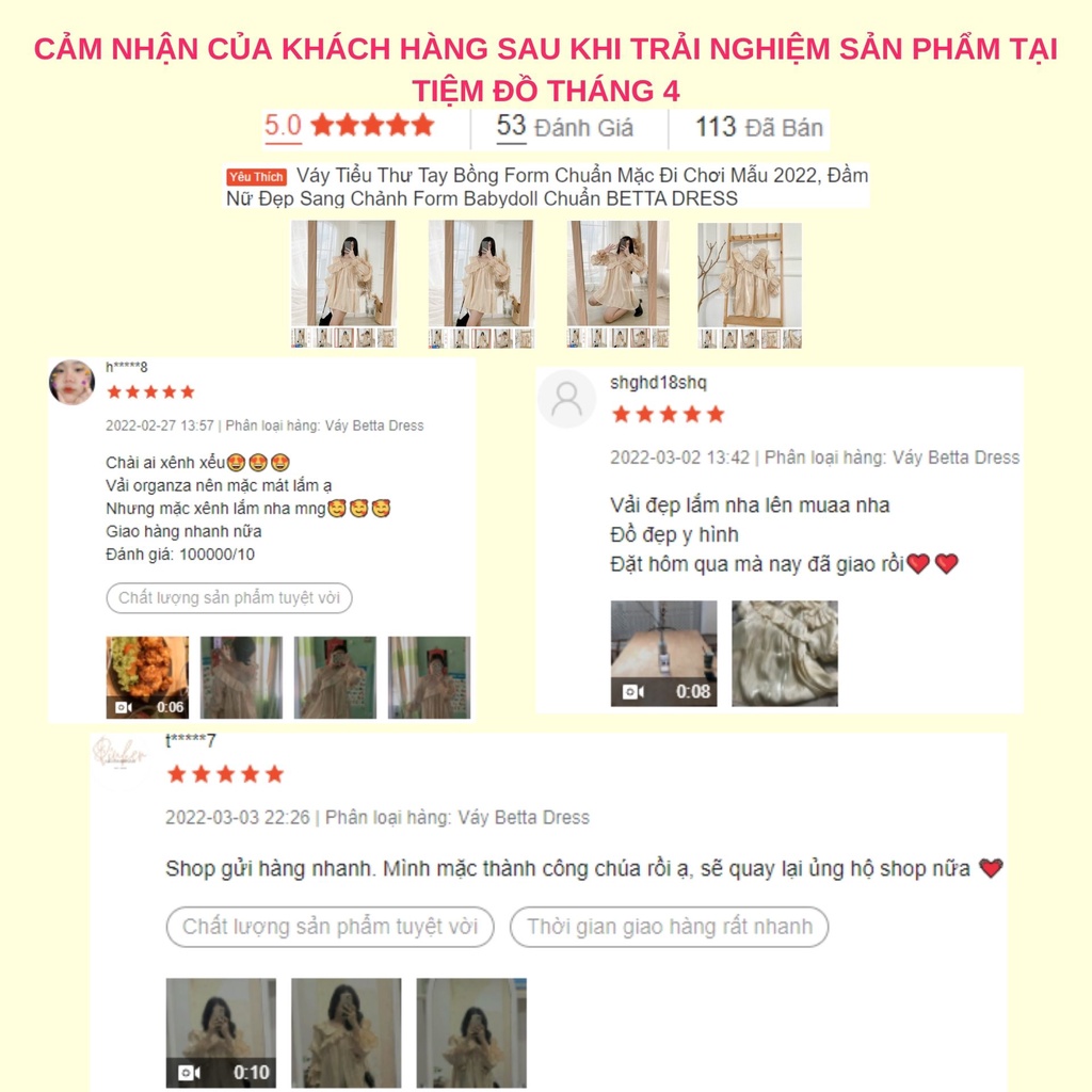 Váy Babydoll Tay Bồng, Đầm Tiểu Thư Bánh Bèo Chất Vải Organza Cao Cấp Sang Chảnh  Freesize - BETTA DRESS | BigBuy360 - bigbuy360.vn