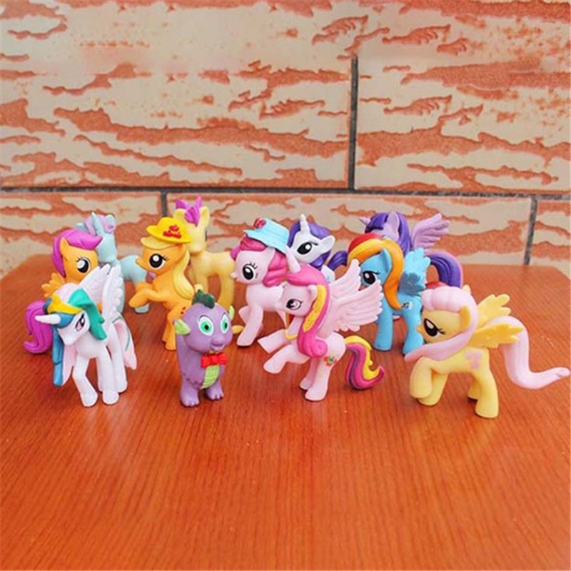 [Nhập mã TOYJUNE giảm 10K](Freeship 99k) Bộ 12 Con Ngựa Pony 7cm