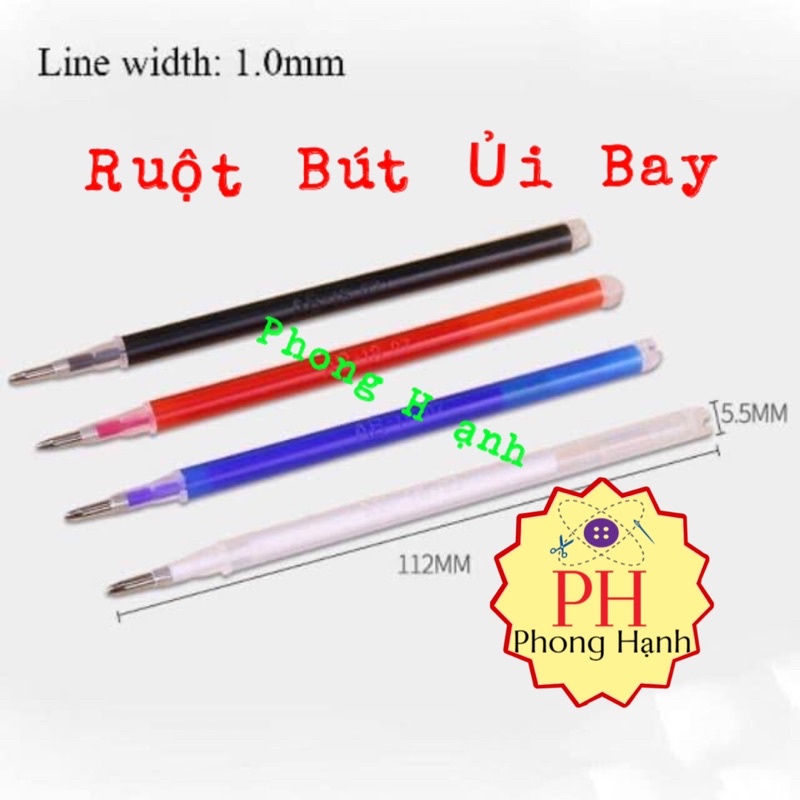 (Giá Sỉ) Ruột Bút Ủi Bay-Bút Vẽ lên vải (1 bịch 100 cây)