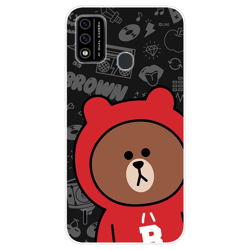 Ốp Điện Thoại TPU Silicon Mềm Họa Tiết Hoạt Hình Cho Itel A48 itelA48