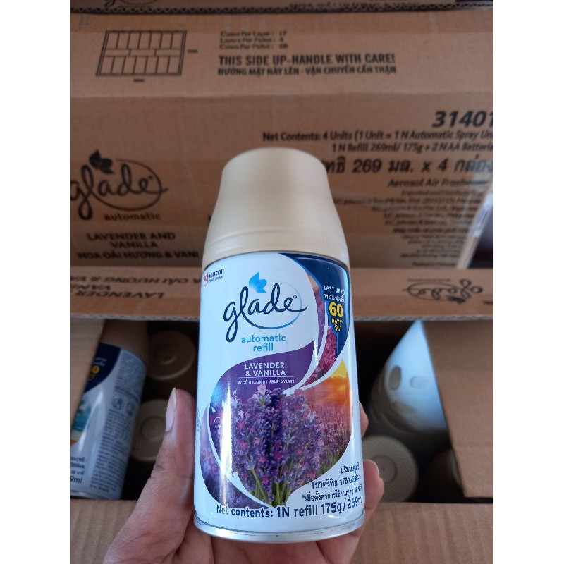 Bình (lõi) Xịt Phòng Tự Động GLADE Hương Lavender