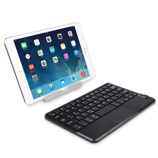 Touchpad/ Normal Version Portable keyboard computer keyboards Mini Bluetooth Wireless Keyboard with Touchpad Mouse  for Android IOS Tablet