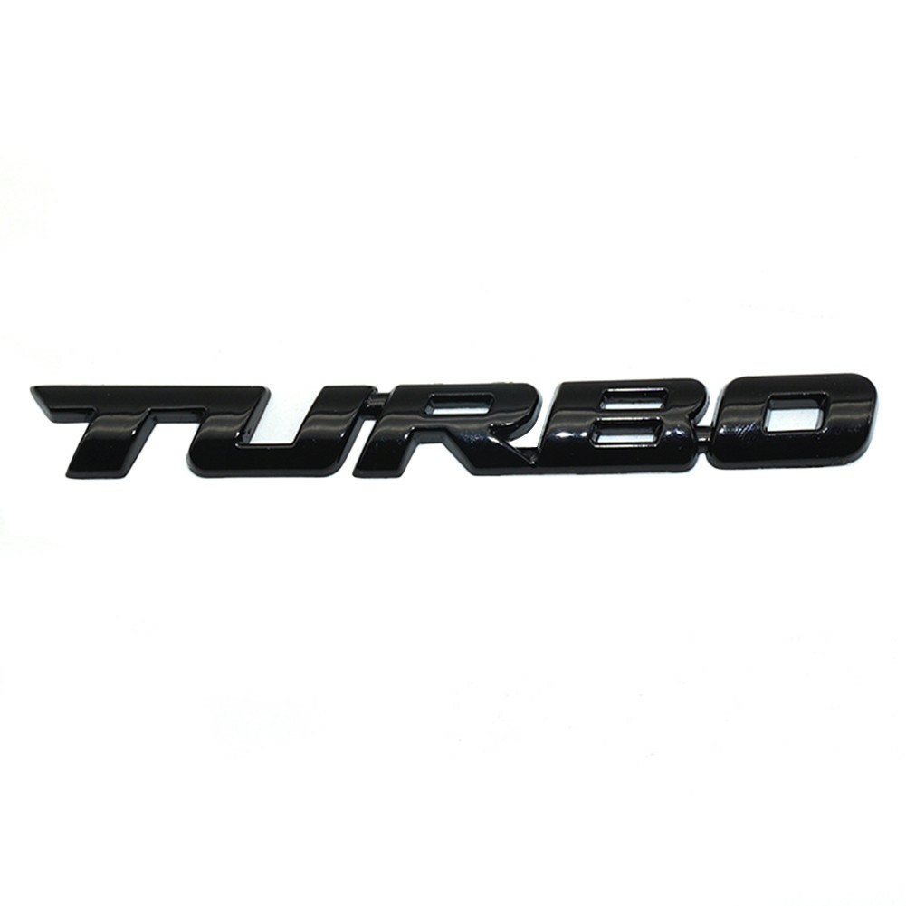 Miếng dán bằng kim loại chữ TURBO