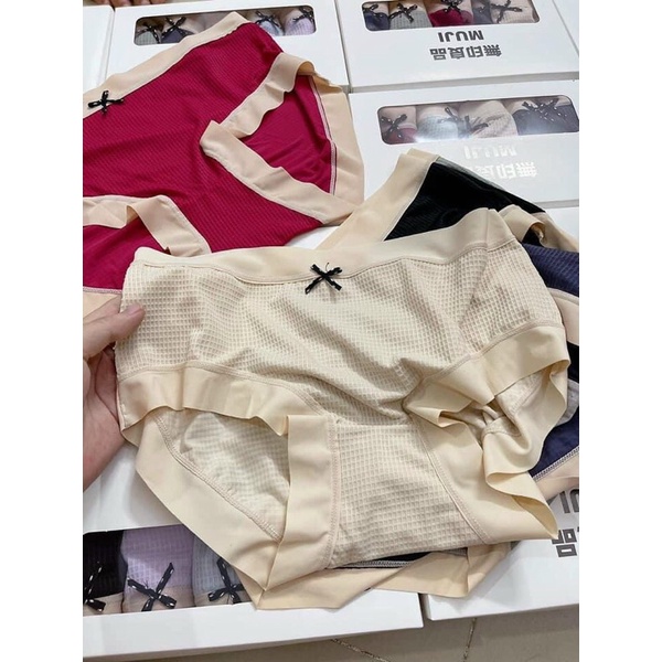 Hộp 5 quần lót su mềm mát co giãn phom to 40-65kg