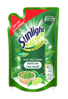 Nước rửa chén Sunlight Trà Nhật túi 750g
