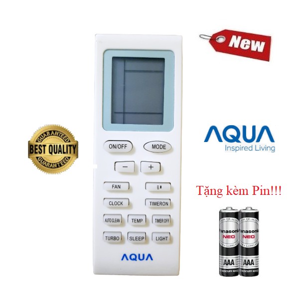 Điều khiển điều hòa Aqua 1&2 chiều Inverter các dòng AQA-KCH AQA-KCRV AQA-KCR - Hàng tốt