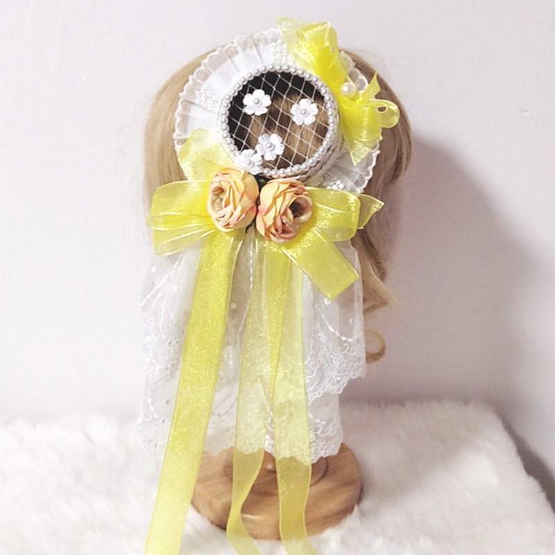 Mũ Bonnet Phong Cách Hoàng Gia Lolita Thanh Lịch Cho Nữ