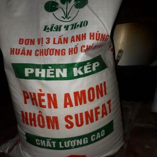 1KG PHÈN CHUA NGHIỀN VỤN CHƯA TRƯNG CẤT.