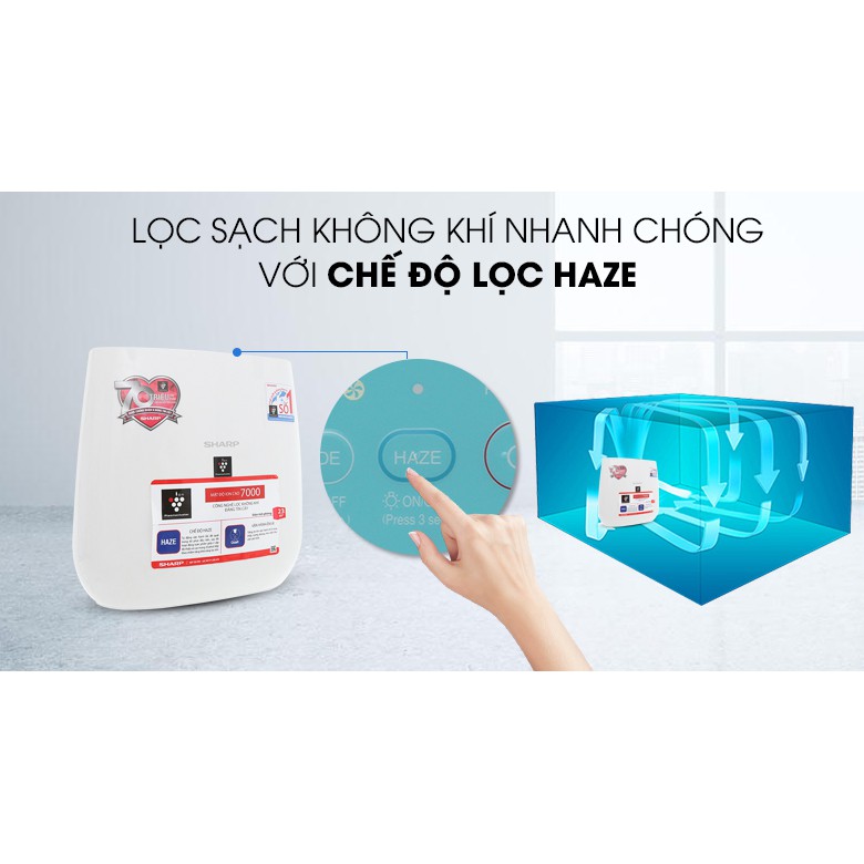 [Mã ELHA22 giảm 6% đơn 300K] Máy lọc không khí Sharp FP-J30E-A