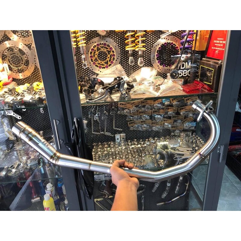 Cổ pô cho satria raider fi form r8 thấp