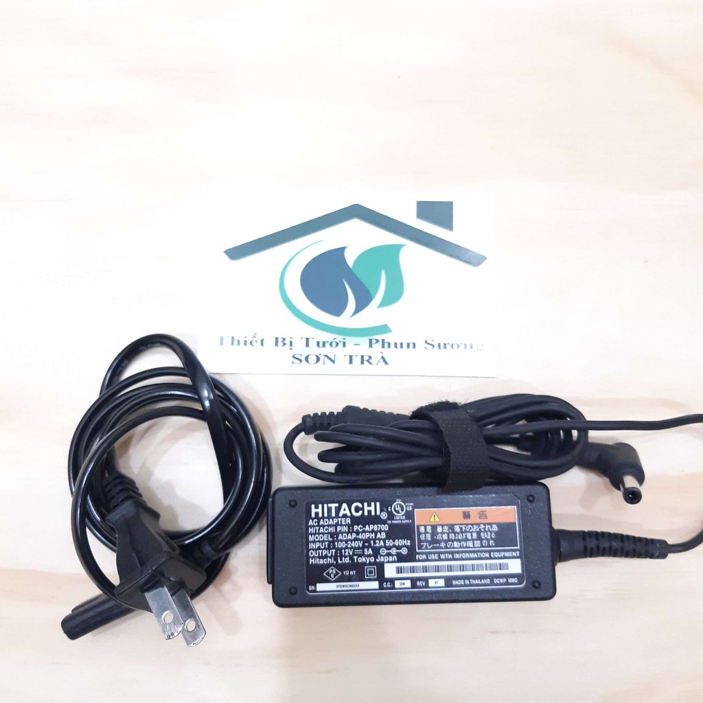 Adapter 12V 5A/4.16A dùng cho máy bơm đơn, đôi mini