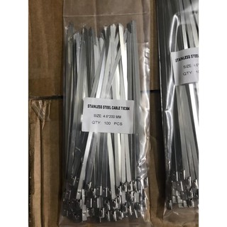dây thít inox 304 dài 20cm (rộng 4.6 mm x dài 200 mm)