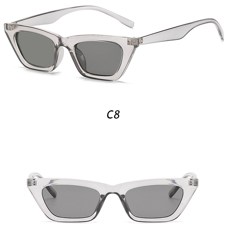 Kính Mát Mắt Mèo Nhỏ Phong Cách Retro Cho Nữ