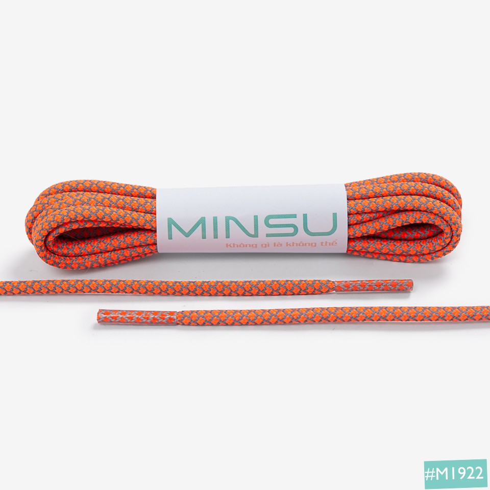 Dây Giày Cao Cấp Phản Quang Bản Tròn 3.5mm Chính Hãng MINSU M1922 Siêu Bền, Shoelaces