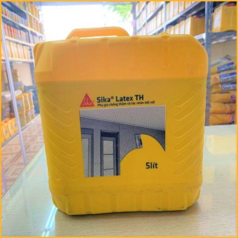 Sika Latex TH can 5 lít - Phụ gia chống thấm và tác nhân kết nối