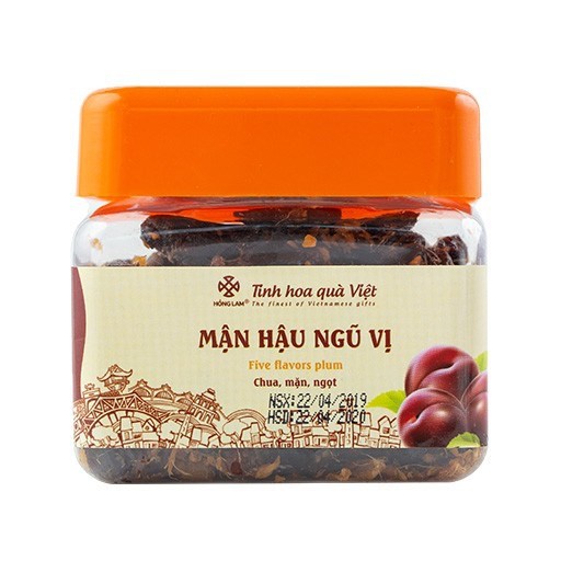 Ô Mai Mận Hậu Ngũ Vị Hồng lam - Vị Chua Cay Mặn Ngọt Gừng - Hộp (200g,300g,500g) | BigBuy360 - bigbuy360.vn
