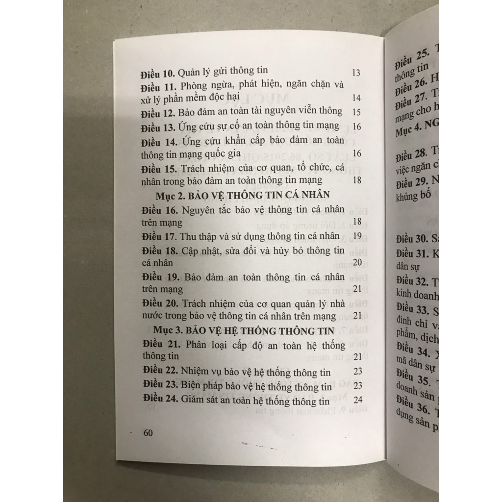 Sách Luật an toàn thông tin mạng