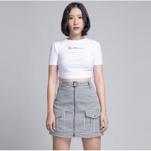 Áo croptop dây rút hai bên cực xinh N03092